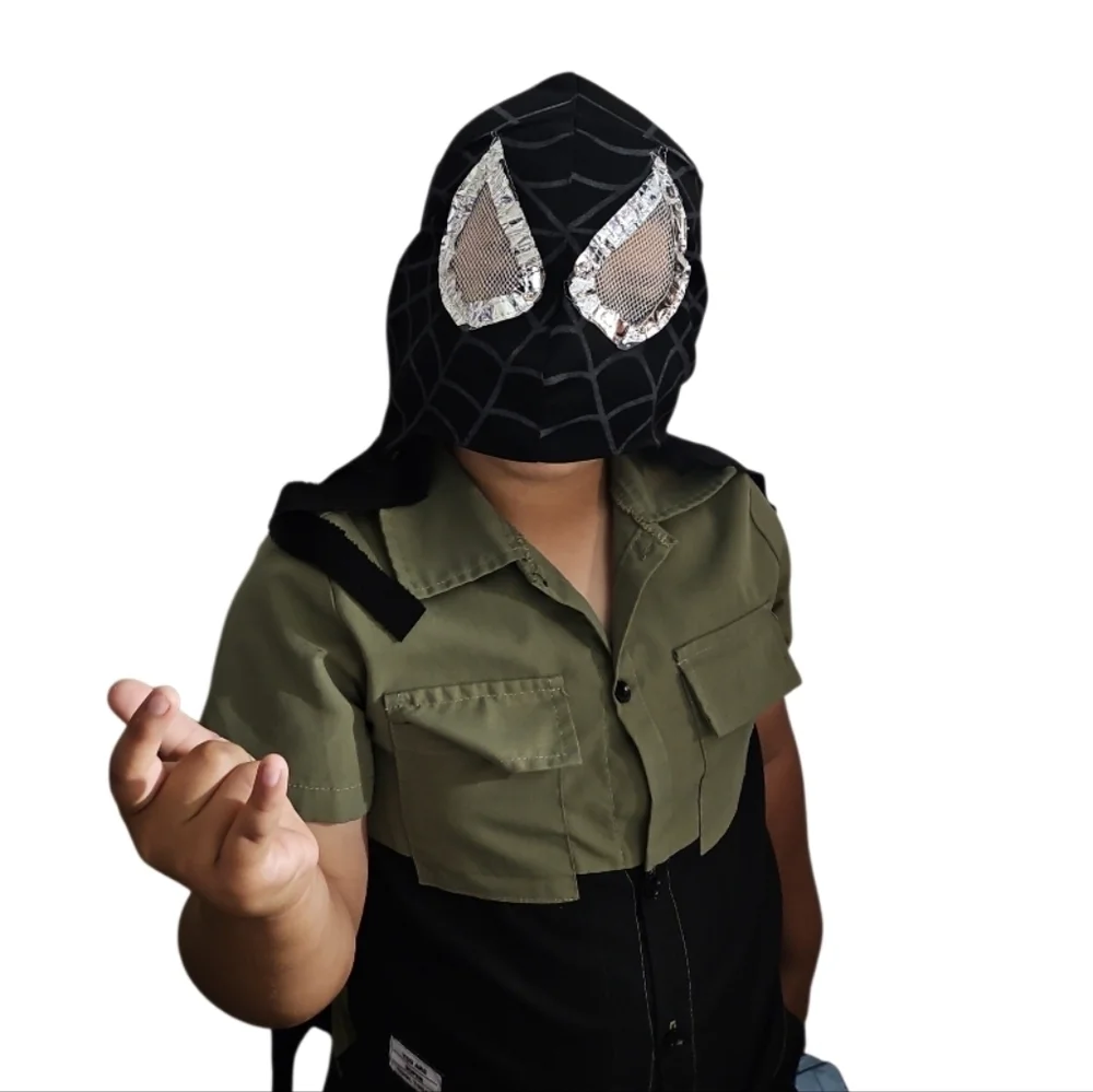 Spiderman Cape Halloween Accessory Kids Small with Mask